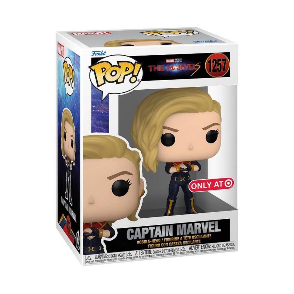 NIB Funko Pop Captain Marvel Figure #1257